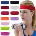 Working Outside Running Tennis, Basketball Terry Cloth For Yoga, Gym, Workout Elastic Hair Bands Sports Headbands Athletic Sweat Bands Cotton Sweatband. 