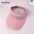 Wenefang Summer Sun Hats Men Women Adjustable UV Protection Top Empty Sales promotion Hats Solid Sport Tennis Golf Running Sunscreen Baseball Cap. 