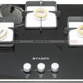 Faber Gas Hob 75Cm Black Colour Toughened Glass 3 Burner (Nexus Htg 753 Crs Brci). 