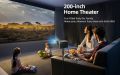 AUN A002 Android Projector LED Home Theater Projectors 1080P Resolution Support Full HD 4K Video Bluetooth WIFI Smart TV MINI Projector. 