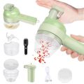 Electric Vegetable Cutter Set Wireless Mini Food Chopper Vegetable Slicer For Garlic Pepper Onion Ginger Meat. 