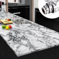 Kitchen Wall Sticker Marble Design Self Adhesive Sticker Wall Paper Oil Proof Waterproof Sticker Roll 5m x 60cm. 