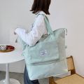 Waterproof Oxford Travel Tote Bag For Women Large Capacity Carry On Luggage Shoulder Hand Bag With Wet Pocket. 