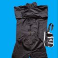 TR Brand Double Layer Full Waterproof Raincoat and Rainpant with Bag. 