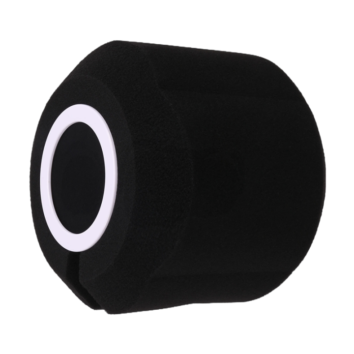 (GGBR) C3 Microphone Wind Shield Mic Screen Acoustic Filter Acoustic for Record Studios Mic Sound-Absorbing Foam Black