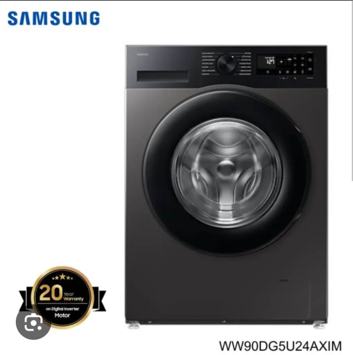 SAMSUNG 9 Kg Front Load Fully Automatic Washing Machine With SmartThings AI & Energy Mode (WW90DG5U24AXIM)