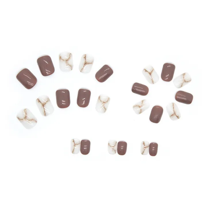 24Pcs%20Marble%20Touch%20Fake%20Nails%20with%20Glue%20DIY%20Art%20Design%20False%20Nails%20Wearable%20Nails%20Stylish%20Pattern%20Artificial%20Nails%20-%20Image%203