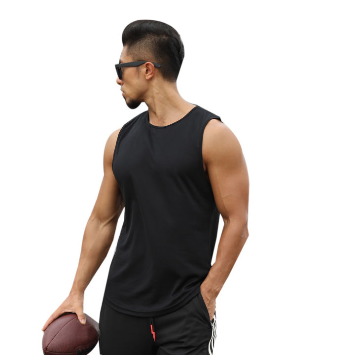 New%20Vest%20Loose%20Basketball%20Training%20Sleeveless%20Men's%20Sports%20Marathon%20Fast%20Dry%20Vest%20Running%20Fitness%20-%20Image%204