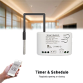 Smart WiFi Temperature Humidity Switch Passive Dry Contact Relay Thermostat Monitor Temperature Sensor. 