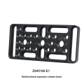 1 Piece Switching Plate Camera Mounting Cheese Plate for Railblocks Dovetails and Short Rods (Longer Version) Black Aluminum Alloy + Stainless Steel. 