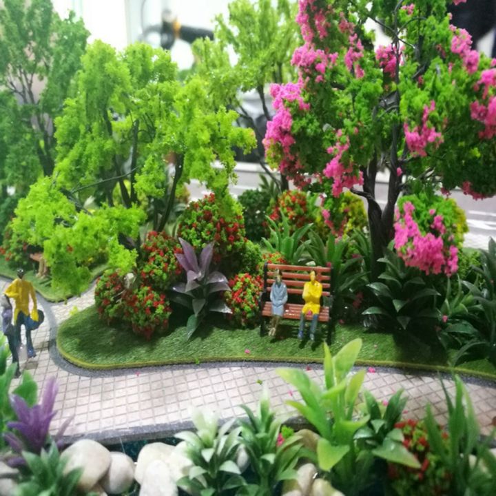 10Pcs%20Model%20Train%20HO%20N%20O%20Scale%201:75%20Bench%20Chair%20Model%20Settee%20Street%20Park%20Layout%20Plastic%20Crafts,Garden/Railway%20Layout%20-%20Image%204