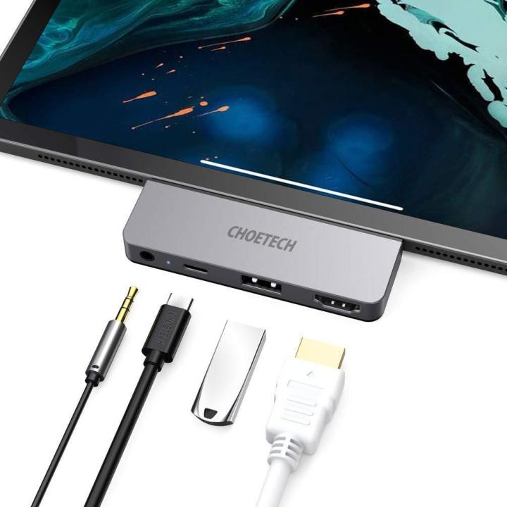 CHOETECH  4 In 1 USB-C to HDMI Multi Port Adapter HUB-M13 With 6 Month Warranty