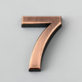 1.9-inch Bronze Digital Label Door Head Stereoscopic Hotel Door Number Digital Practical Number Sign CF8. 
