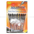 Pack Of 6 Cello Maxriter Black Ball Pen Pack - 10 Pens Per Pack. 