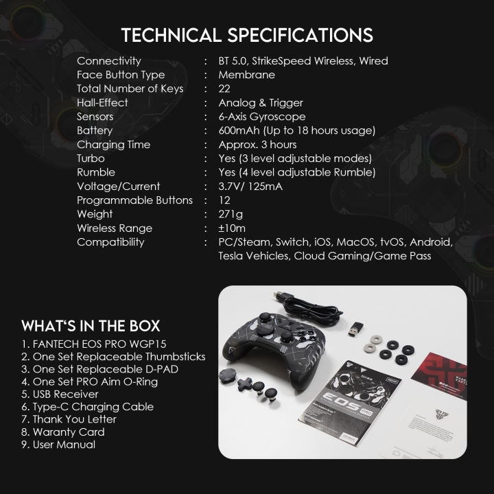 Fantech%20Gaming%20Controller%20EOS%20Pro%20WGP15%20with%20Wireless%20Connection%20Multi%20Platform%20Compatible%20-%20Image%209