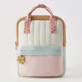 New Lightweight Children's Backpack Shopping Children's Cute Sunflower Pendant with Colorful Small School Bag. 