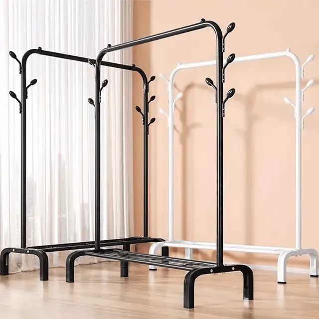 Freestanding%20Metal%20Clothes%20Hanger%20Coat%20Rack%20Stand%20Organizer%20With%20Storage%20Shelf%20-%20Image%204
