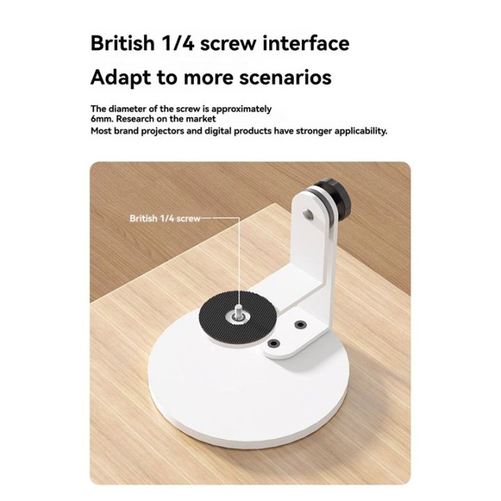 Projector%20Stand%20Small%20Projector%20Countertop%20Stand%20with%20360%C2%B0Rotation%20for%20LCD/DLP%20Video%20Project%20Smart%20Projector%20Stand%20-%20Image%205