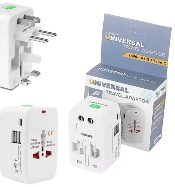 All-in-One Universal Travel Adaptor with USB-C | 2400mA | For Over 150 ...