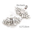 Removable Rhinestones Lady Shoe Clips Wedding Bride Shoes Decoration For Women Girls Fashion High Heel Jewelry Accessories Junna. 