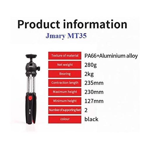Jmary%20MT-35%20Convenient%20Telescopic%20Mini%20Tripod%20With%20Mobile%20E-clip%20For%20Mobile%20/%20SLR%20/%20Digital%20Camera%20-%20Image%203