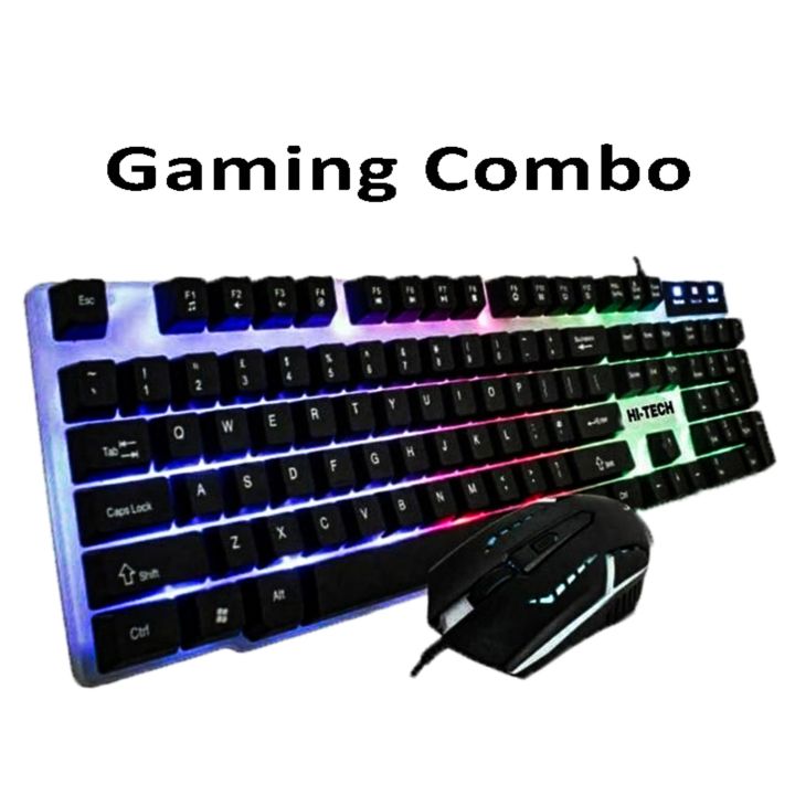 Hi-Tech HTI 200 RGB Gaming Keyboard Mouse Combo