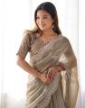 Stylish Embroidered Bollywood Organza Saree with Sequin work | Trendy Party & Festive Wear | Traditional Ethnic Fashion | Buy Online. 
