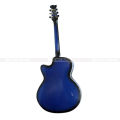 Signature Glossy Blue Full Size Indain Guitar With Volume Tone Pick Up  Cover,String And 2 Picks. 