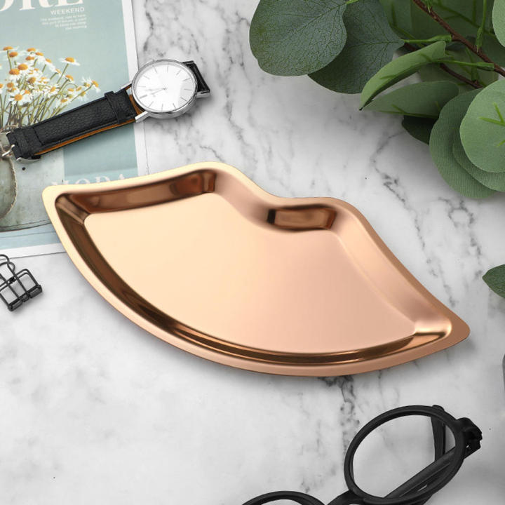 Cosmetic%20Stainless%20Steel%20Tray%20Decorative%20Necklace%20Watch%20Lip%20Shaped%20Tray%20Ring%20Bracelet%20Jewelry%20Tray%20for%20Home%20Bedroom%20Dressing%20room%20Jewelry%20store%20Gift%20-%20Image%206