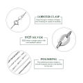 2025 Necklace Women's Singapore Box Chain Her Snake Bar Ingot Twist Mark 00% 92yPalacJewelre Genuine 15 Sterling Silver Necklace Trace Belc. 