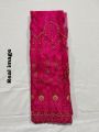 Embroidered Semi Stitched Lehenga Choli (Pink). 