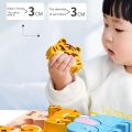 Game 4 in 3D Wooden Puzzles Educational Intelligence Wooden Rainbow Blocks Puzzle Cartoon Aircraft Wooden Puzzle Toy Children. 