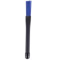 1 Pair Black Handles Jazz Drum Brushes Sticks Blue Nylon 32cm. 
