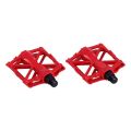 Pair Practical Double Ball Bicycle Pedals Aluminum Alloy Anti Skid Mountain Bike Pedals Flat Ultra-Light Cycling Treadle Platform Road Cycling Accessories. 
