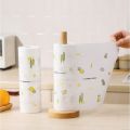 Non-Woven Reusable and Washable Kitchen Printed Tissue Roll Non-stick Oil Absorbing Paper Roll Kitchen Special Paper Towel Wipe Paper Dish Cloth Cleaning Cloth (100 sheets per roll). 