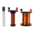 1 PCS Demonstration Induction Coil with Primary Coil, As Shown Secondary Coil and Cylindrical Magnet for Physics Teaching. 