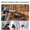 (GREH) 2 in 1 Handheld Turbo Jet Fan Electric Air Blower Car Vacuum Cleaner Compressed Air Duster Speed 52M/S Turbo Jet Fan. 