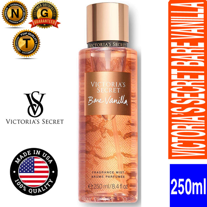 Victoria’s Secret Bare Vanilla Body Mist Perfume for Women 250m Imported From USA