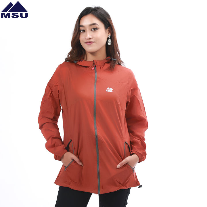 MSU Bric colour Windcheater For Women