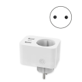 Tuya Smart Plug Voice Control Wi-Fi SocketTimer Remote Control Energy Monitor EU Plug. 