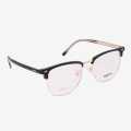 Hunter Metal Frame Black/Golden Color Blue Cut Glasses. 
