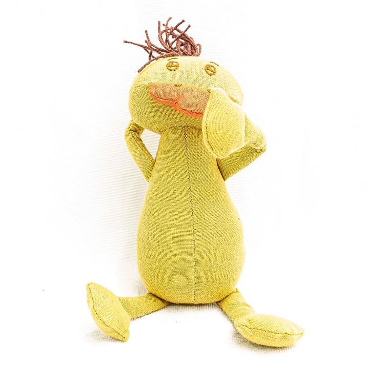 Multicolor Dilly Duck Doll For Kids (Fair Trade Product)