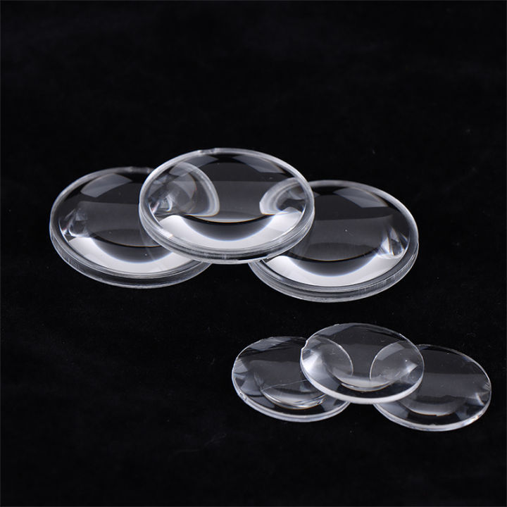5pcs Acrylic Optical Lens 25mm 37mm Diameter  Plano Convex Lens VR glasses Aspherical Lens Pmma Lens　Netiie