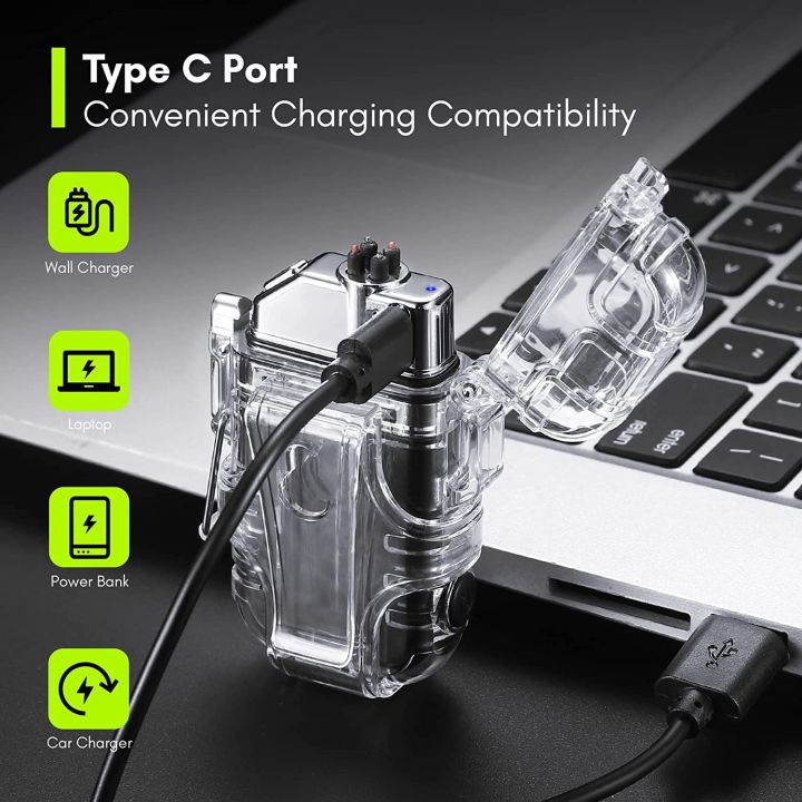 Dual%20Arc%20Lighter%20with%20LED%20Flashlight%202%20in%201%20%20Lighter%20USB%20Rechargeable%20Lighter%20Flameless%20Waterproof%20Windproof%20Mini%20Electric%20Lighter%20-%20Image%205