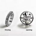 Astronomical Brass Ring Cosmic Rotating Design, Stylish Unisex Jewelry. 