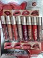6 pcs Liquid Lipstick Set Velvet Matte Lip Gloss Waterproof Lasting For Women. 