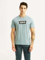 Levis Men Graphic Print Crew Neck Pure Cotton Light Blue T-Shirt 16960-1443 By Brandhouse Fashion. 