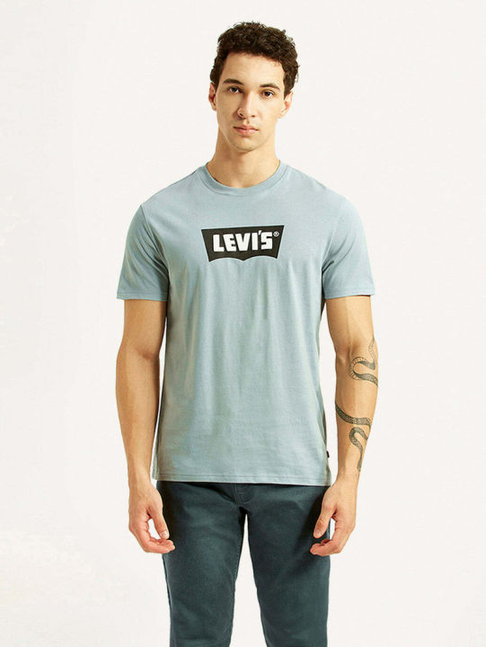 Levis%20Men%20Graphic%20Print%20Crew%20Neck%20Pure%20Cotton%20Light%20Blue%20T-Shirt%2016960-1443%20By%20Brandhouse%20Fashion%20-%20Image%203