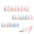 2024 New 3D Nail Art Nail Piece Love Bow Wearable Nail Pink Detachable Wearable Nails Wholesale. 
