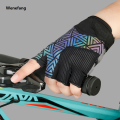 Wenefang Summer Fingerless Cycling Gloves Man Woman Gel Road Bike Bicycle Gloves MTB Sports Anti Slip Mountain. 
